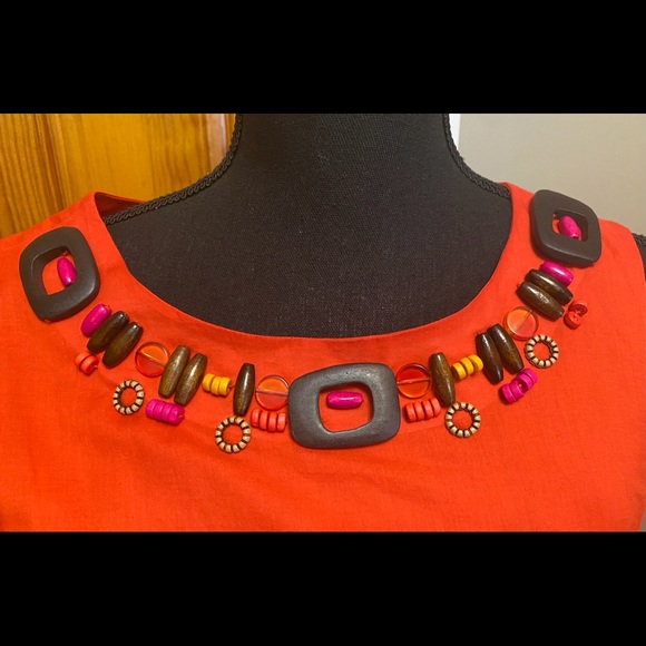 Neiman Marcus brand colorful sheath dress - Picture 4 of 6